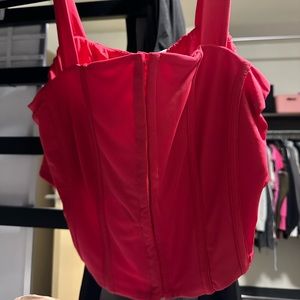 Pink/ red crop top